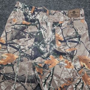Wrangler Mens Fushion 3D Camo Camouflage Double Knee Denim Pants Jeans 38x29